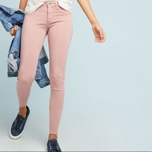 AG The Abbey Sateen Mid Rise Skinny Ankle Jeans 29